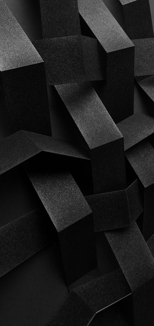 Abstract Black Paper Forms - Related StockWalls wallpaper