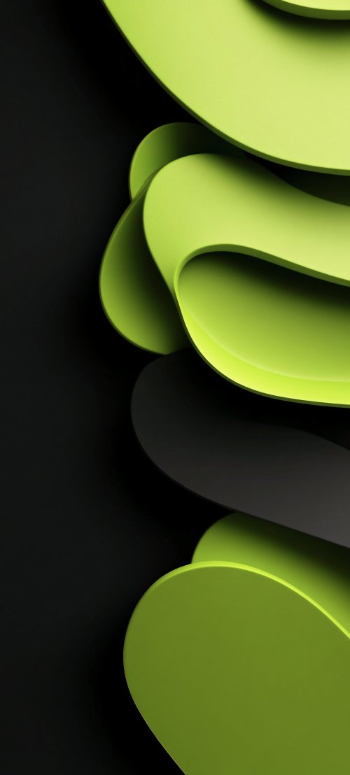 Abstract Green Curve Wallpaper - Related Dark Wallpapers wallpaper
