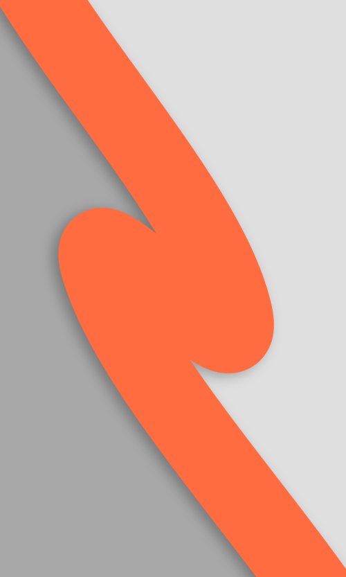 Abstract Orange Curve Design - 4K Wallpapers Wallpaper
