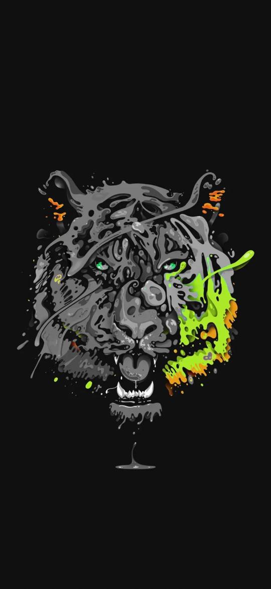 Abstract Panther Illustration