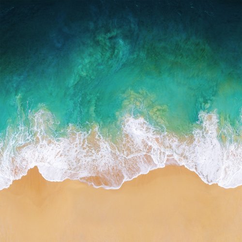 Aerial Beach Paradise - beach Wallpaper