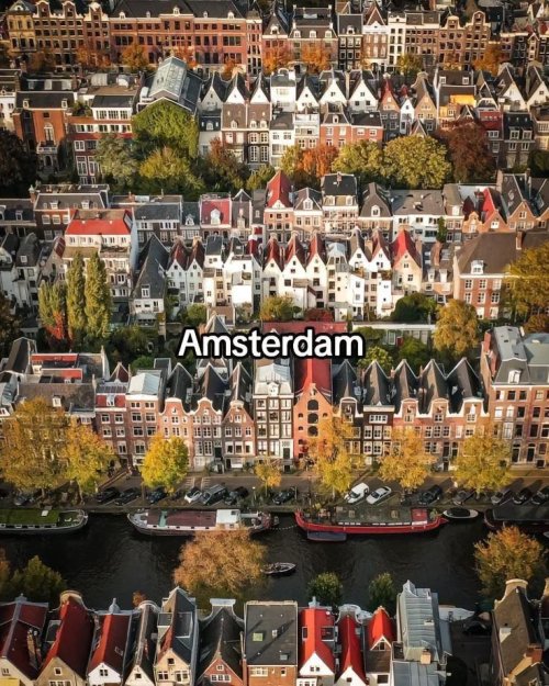 Amsterdam Cityscape Aerial View - Related Dope Wallpapers wallpaper