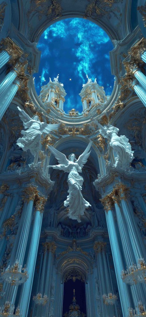 Angelic Celestial Architecture - Related Dope Wallpapers wallpaper
