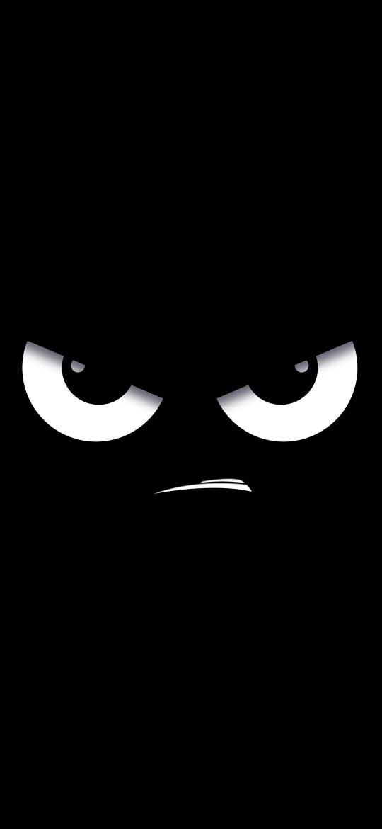 Angry Eyes Minimalist - Related 4K Wallpapers wallpaper