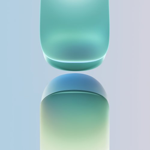 Aqua Spheres Abstract