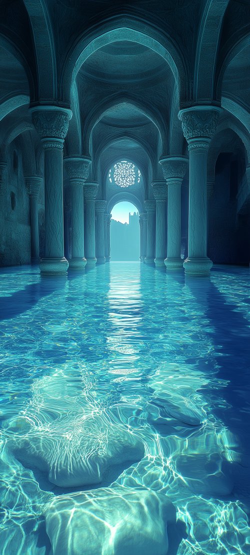 Aquatic Temple Reflection - Related Dope Wallpapers wallpaper