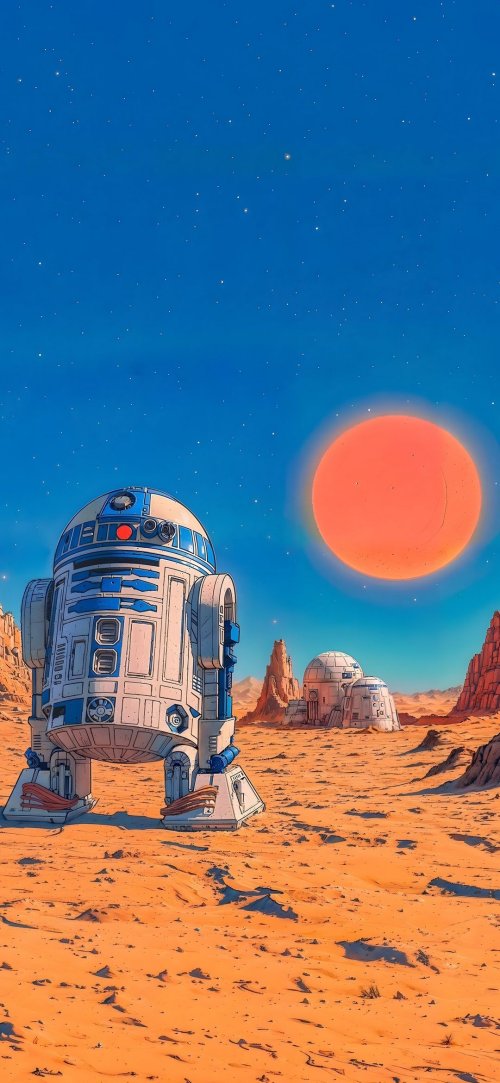 Artoo on Tatooine