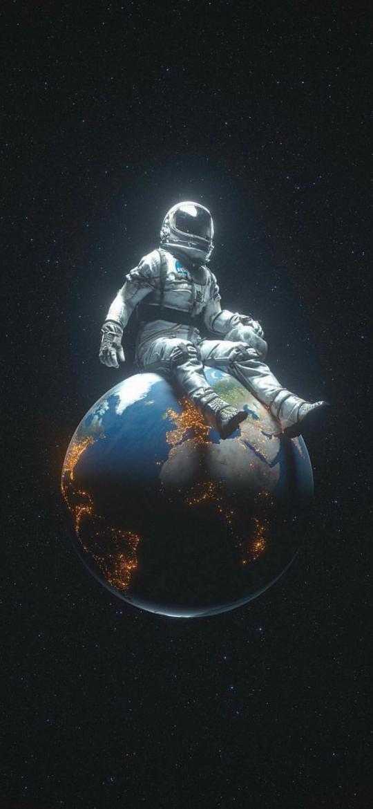 Astronaut on Earth - Related Dope Wallpapers wallpaper