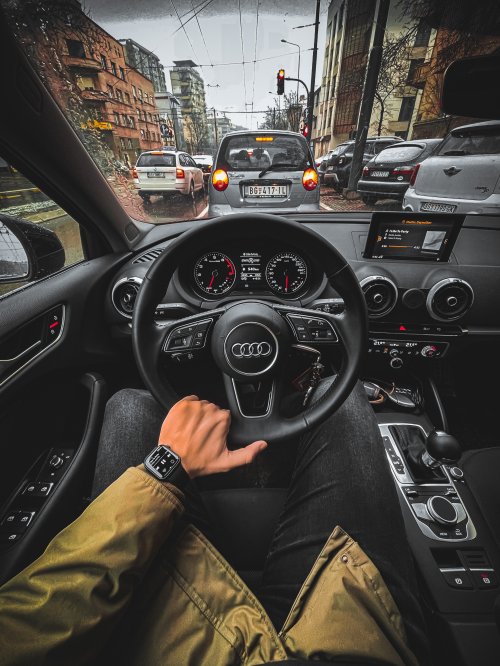 Audi Interior Rainy City - Related  wallpaper