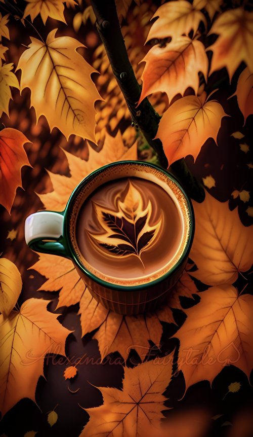 Autumn Latte Art
