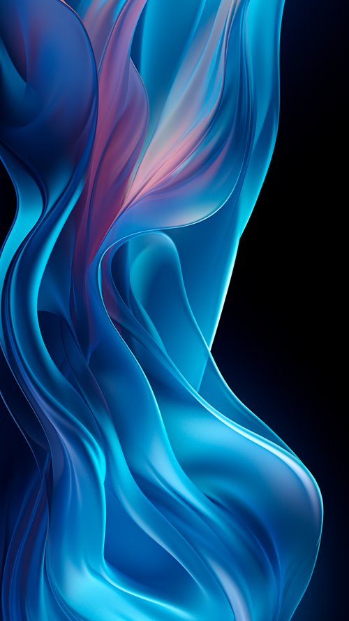 Azure Abstract Flow - 4K Wallpapers Wallpaper