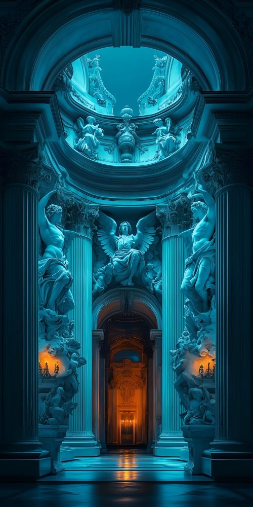 Azure Angelic Hall - Related Dope Wallpapers wallpaper