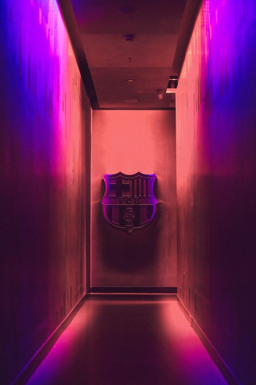 Barcelona FC Tunnel - logo Wallpaper