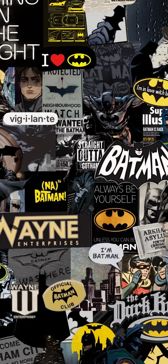 Batman Comic Collage - Related 4K Wallpapers wallpaper