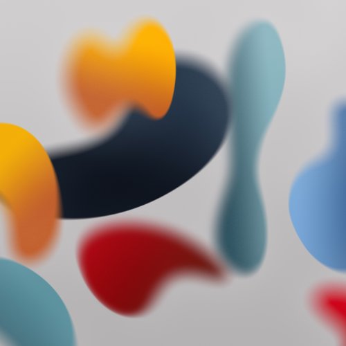 Blurred Colorful Shapes - Related Dark Wallpapers wallpaper