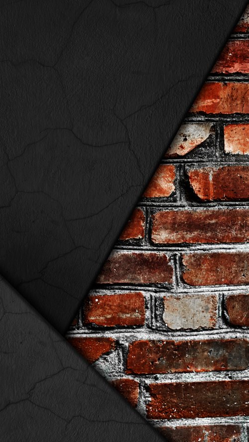 Brick and Concrete Contrast - Related Dark Wallpapers wallpaper