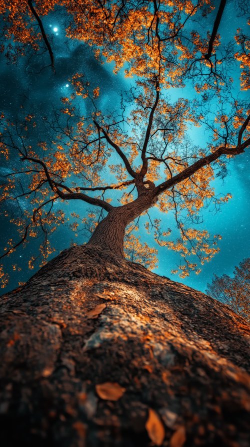 Celestial Autumn Tree