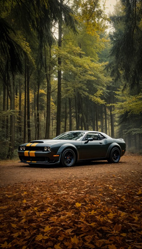 Challenger in Autumn Forest - Related 4K Wallpapers wallpaper