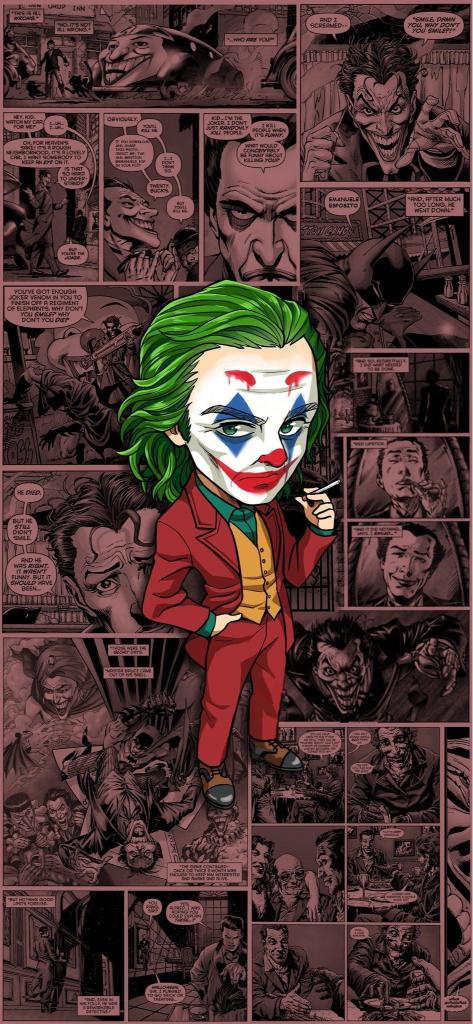 Chibi Joker Comic Collage - Related Anime Wallpapers wallpaper