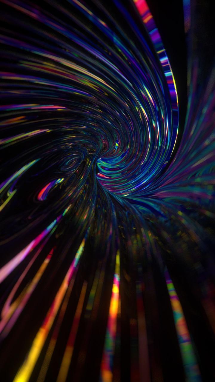 Chromatic Light Vortex - Related Dark Wallpapers wallpaper