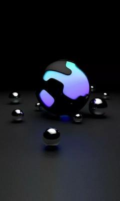 Chromatic Sphere Arrangement - Related Dark Wallpapers wallpaper