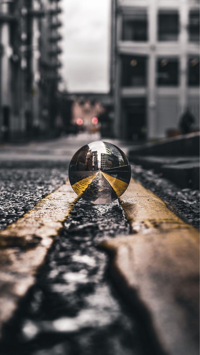 Cityscape in a Sphere - Related Dark Wallpapers wallpaper