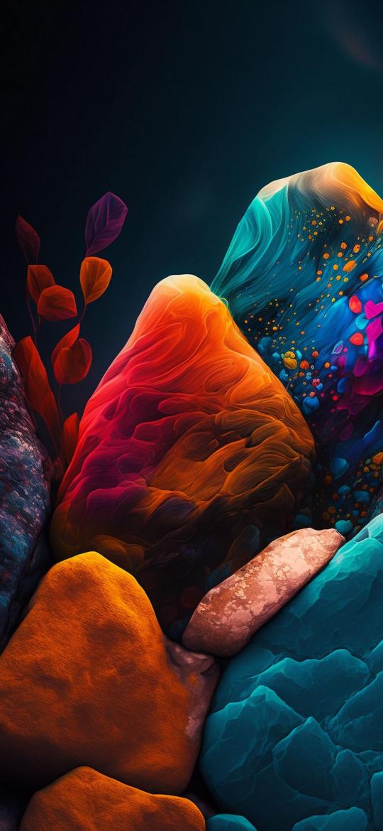 Colorful Abstract Rock Formation - Related 4K Wallpapers wallpaper