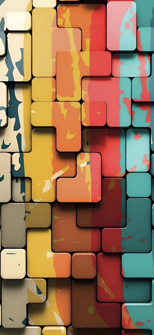 Colorful Block Abstract - abstract Wallpaper