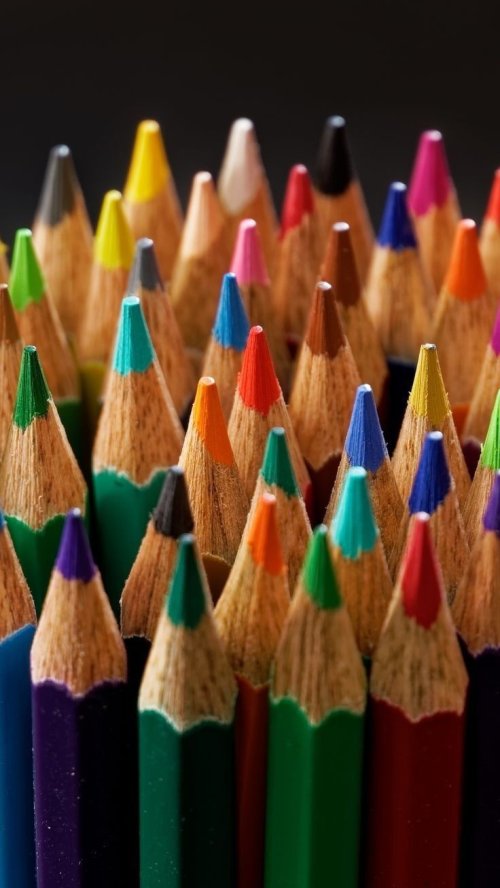 Colorful Pencil Point Array