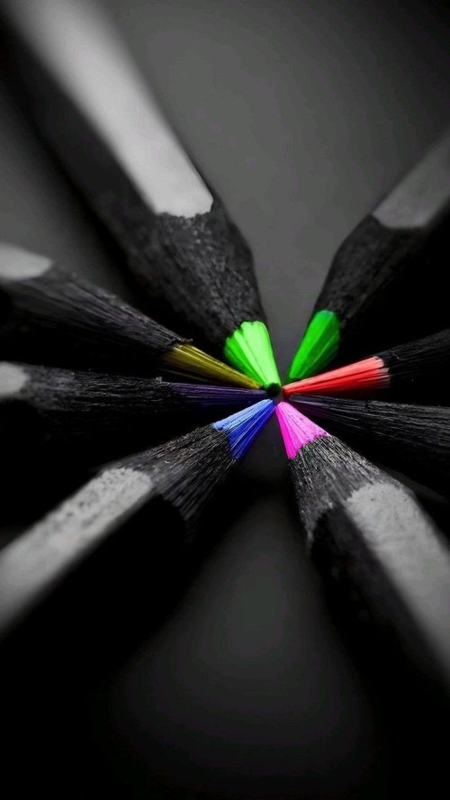 Colorful Pencil Point Circle - Related Ghetto Wallpapers wallpaper