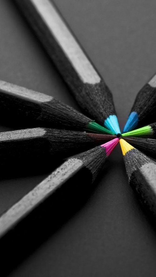 Colorful Pencil Point Star - Related 4K Wallpapers wallpaper