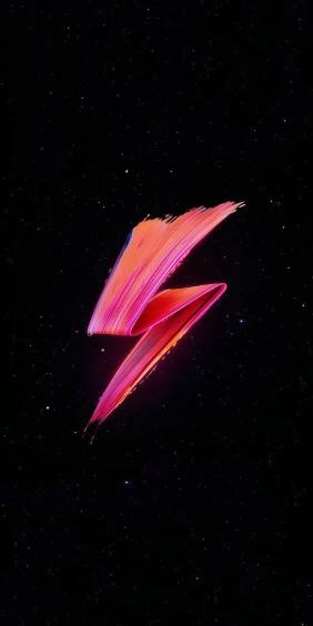 Cosmic Brushstroke Lightning - Related 4K Wallpapers wallpaper