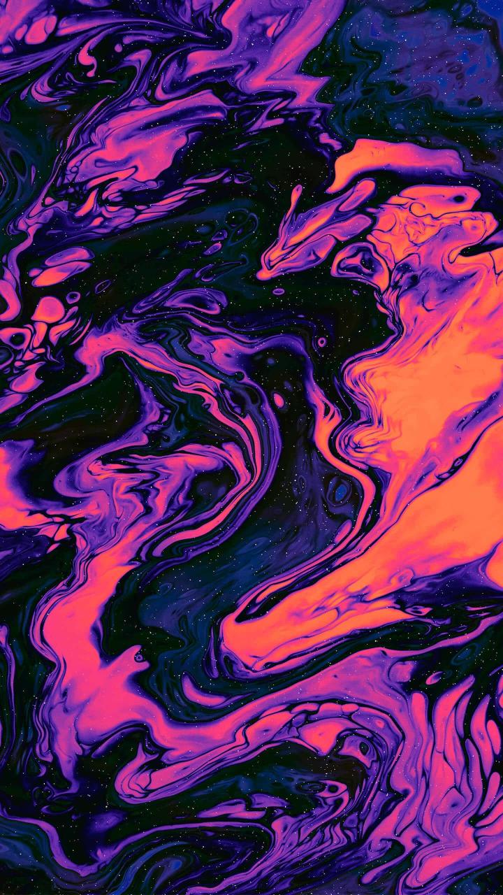 Cosmic Liquid Swirls - Related Dark Wallpapers wallpaper