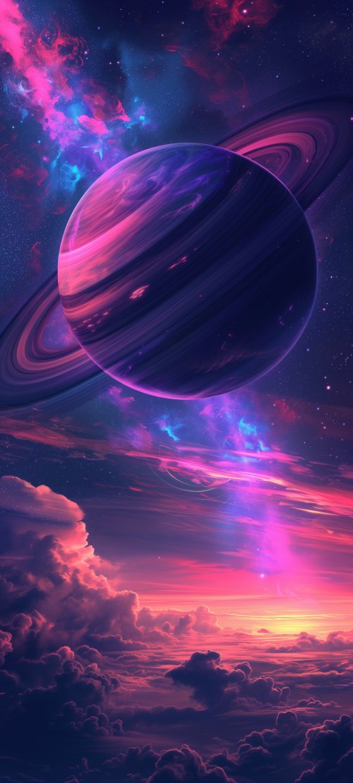 Cosmic Planet Dreamscape Wallpaper - Space Wallpaper