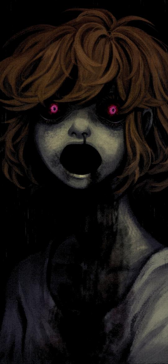 Creepy Red-Eyed Figure - Related Dark Wallpapers wallpaper
