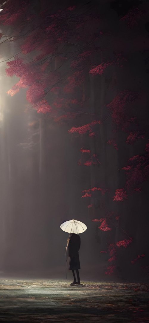 Crimson Rain Solitude - Related Dope Wallpapers wallpaper