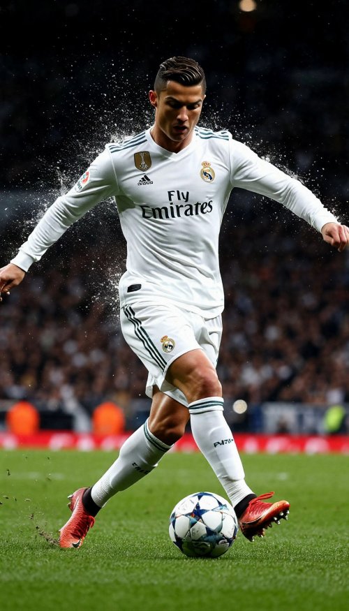 Cristiano Ronaldo Action Shot