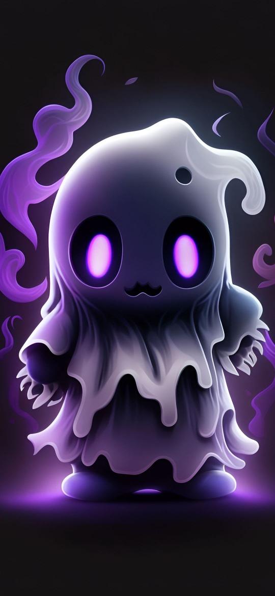 Cute Purple Ghost