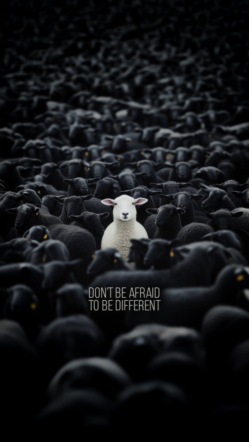 Dare to Be Different - 4K Wallpapers Wallpaper