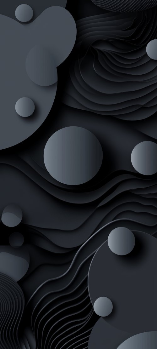 Dark Abstract Circlescape