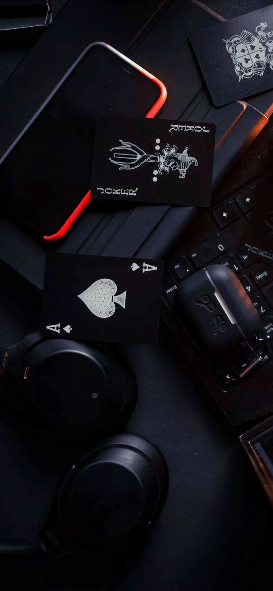 Dark Tech and Cards - Related 4K Wallpapers wallpaper