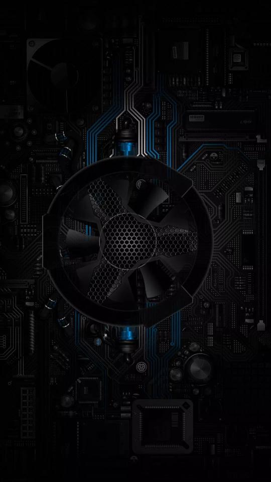 Dark Tech Circuitry - Related Dark Wallpapers wallpaper