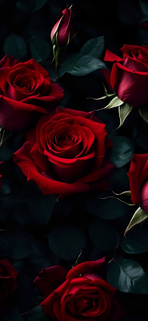 Deep Red Rose Garden - Related Ghetto Wallpapers wallpaper