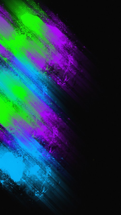 Electric Paint Strokes