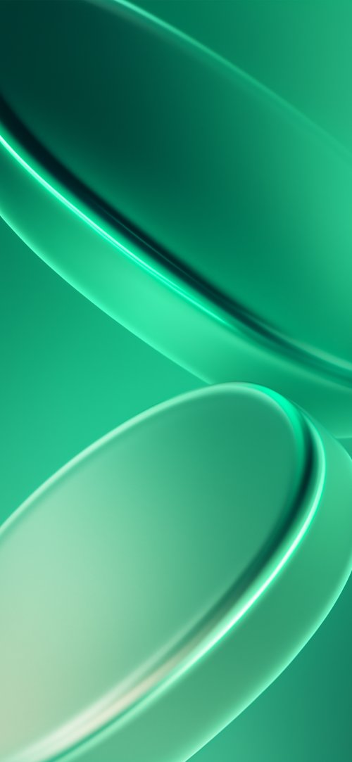 Emerald Green Abstract Curves - Related  wallpaper