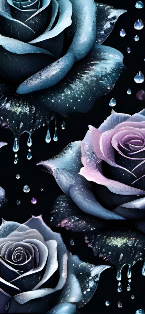 Ethereal Rose Dewdrops - Related 4K Wallpapers wallpaper