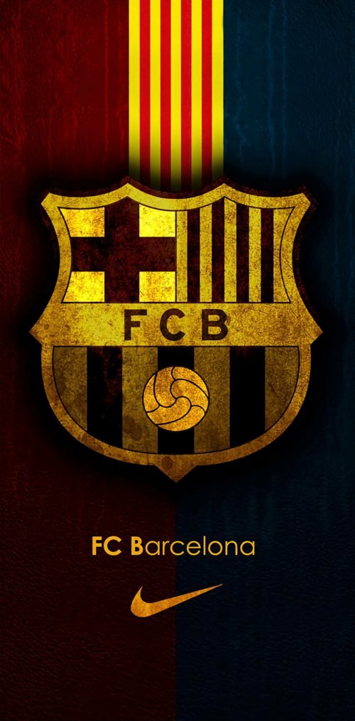 FC Barcelona Golden Crest - logo Wallpaper