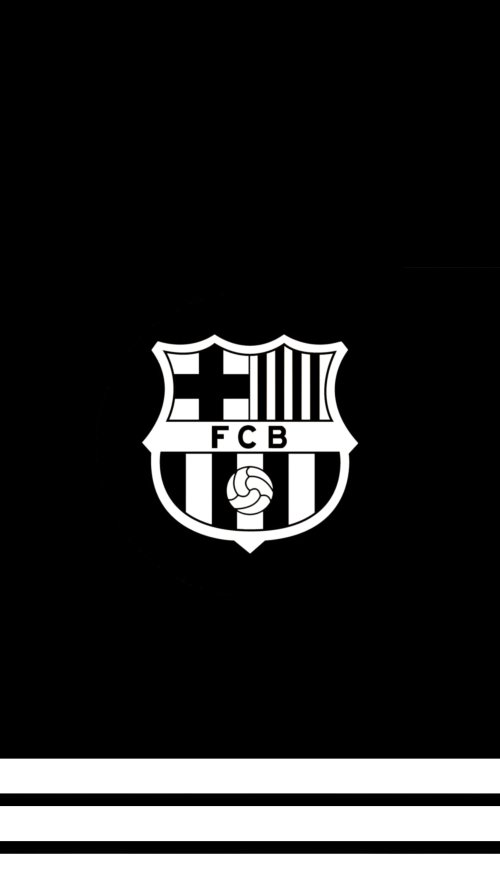 FC Barcelona Monochrome Crest - Related Dope Wallpapers wallpaper