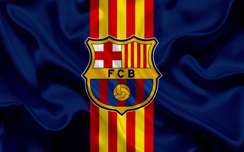 FC Barcelona Silk Crest - Related 4K Wallpapers wallpaper