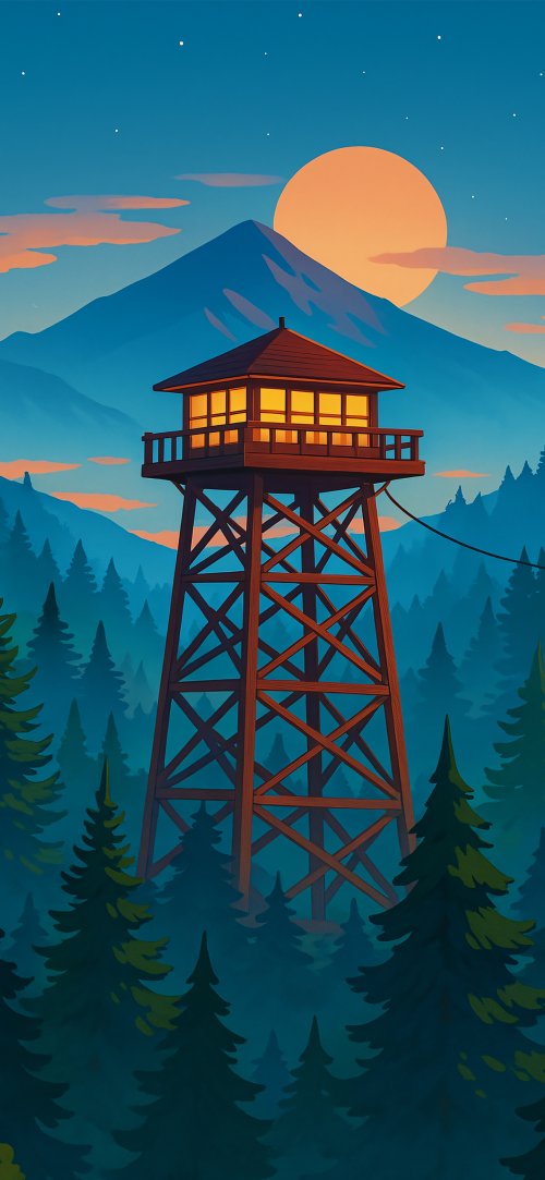 Forest Fire Lookout Tower
